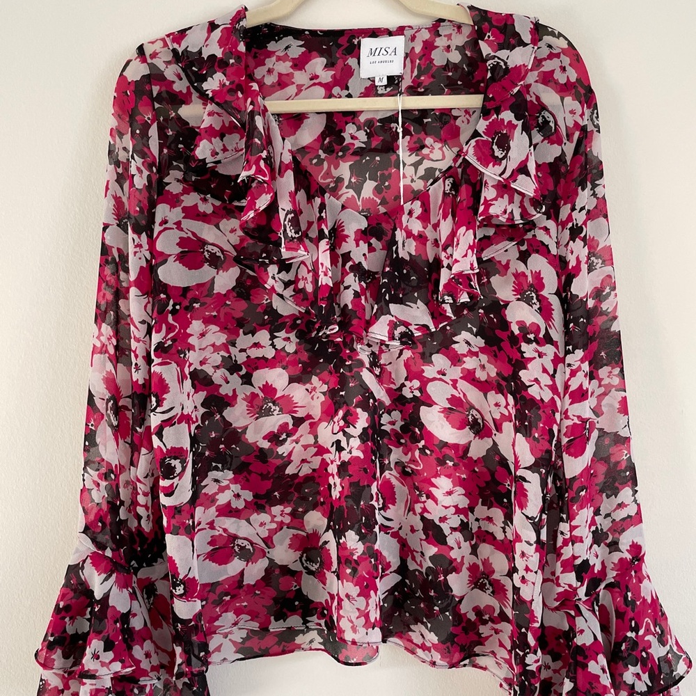 MISA Los Angeles Lenora Blouse NWT